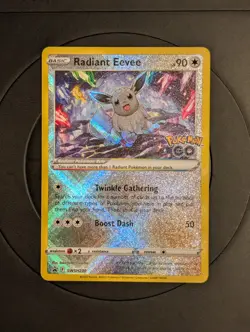 Pokemon TCG Radiant Eevee Holo Promo Card SWSH230 Sword And Shield Promo - Image 1