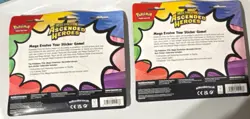 Pokemon TCG Mega Evolution Ascended Heroes Tech Sticker Blister Packs X2 - Image 2