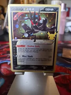 Greninja SWSH144 25th Anniversary Black Star Promo Holo Card LP Pokemon - Image 1