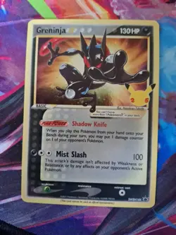 Greninja SWSH144 25th Anniversary Black Star Promo Holo Card LP Pokemon - Image 5