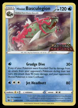 Hisuian Basculegion SWSH205 Holo Promo Sword & Shield Promo Pokemon Holo LP - Image 1