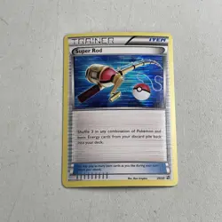 Pokemon TCG 2012 Dragon Vault Card -- Trainer Super Rod 20/20 Holo - Image 1