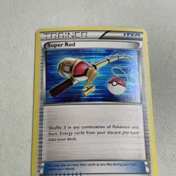 Pokemon TCG 2012 Dragon Vault Card -- Trainer Super Rod 20/20 Holo - Image 2