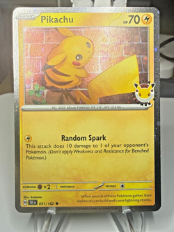 Pikachu 051/162 Pokemon Day 2026 - 30th Anniversary plus coin - Image 1