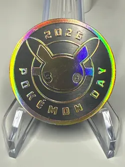 Pikachu 051/162 Pokemon Day 2026 - 30th Anniversary plus coin - Image 3