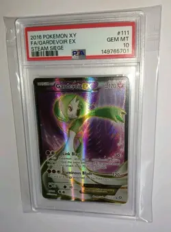 PSA 10 - 2016 GARDEVOIR EX Full Art #111 XY Steam Siege 🌟 Exquisite Pokemon - Image 1