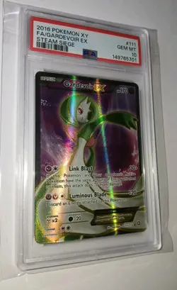 PSA 10 - 2016 GARDEVOIR EX Full Art #111 XY Steam Siege 🌟 Exquisite Pokemon - Image 3