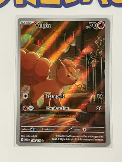 Vulpix 138/132 - Me01: Mega Evolution - Illustration Rare Holo - Pokemon TCG - Image 2