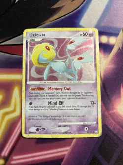 Uxie 18/123 Holo Rare Mysterious Treasures Pokemon HP - Image 1
