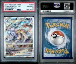 Pokemon Mewtwo VSTAR Ultra Rare GG44/GG70 Crown Zenith PSA 10 Holo Full Art - Image 3