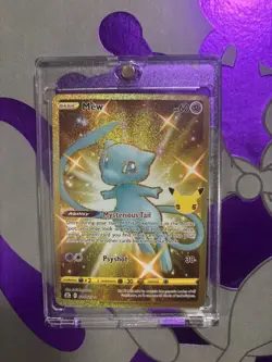 Mew 025/025 Full Art Secret Rare Holo Celebrations Pokemon TCG 2021 - Image 1