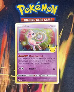 Pokemon 25th Anniversary Celebrations Mew Holo Rare Celebrations 011/025 - Image 1