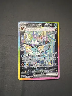 Pokemon: Prismatic Evolutions Vaporeon ex 149/131 Special Illustration Rare - Image 1