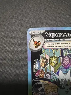 Pokemon: Prismatic Evolutions Vaporeon ex 149/131 Special Illustration Rare - Image 4