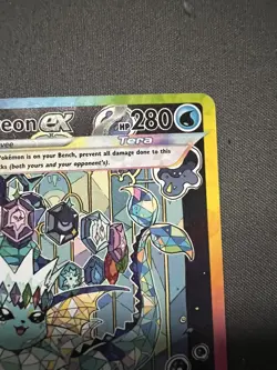 Pokemon: Prismatic Evolutions Vaporeon ex 149/131 Special Illustration Rare - Image 5