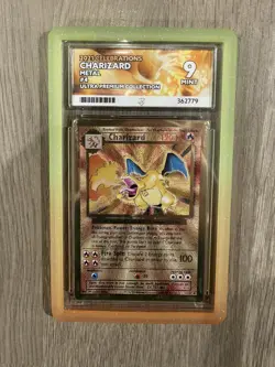 Pokemon TCG Celebrations Charizard 4/102 Metal Promo UPC ACE 9 GEM MINT - Image 1