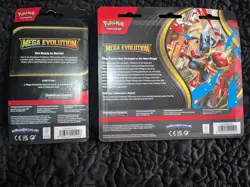Pokemon TCG Mega Evolution 3 Pack Blister x1 & 1 Pack Blister x1 - Image 2