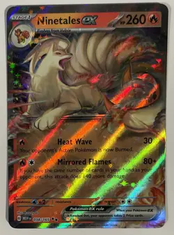 Pokemon TCG Ninetales ex Scarlet & Violet - 151 038/165 Holo Near Mint Condition - Image 1