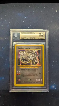 BGS 9.5 Pokemon Neo Destiny Unlimited Shining Steelix 112/105 NOT PSA 9 / 10 - Image 1