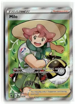 2022 Pokemon - Astral Radiance Trainer Gallery Milo #TG27/TG30 - Image 1