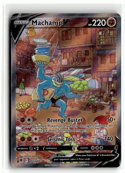 2022 Pokemon - Astral Radiance Machamp V #172/189 - Image 1