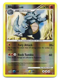 Rhydon 80/147 Uncommon Supreme Victors Pokemon Reverse Holo NM - Image 1