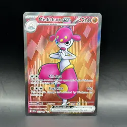 Medicham EX # 161/142 Ultra Rare | Pokemon TCG - 2024 Stellar Crown | NM - Image 1
