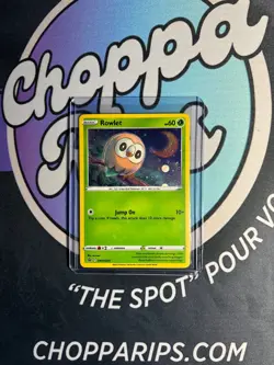 Pokemon Sword & Shield Rowlet Black Star Promo Cosmos Holo #SWSH220 - Image 1