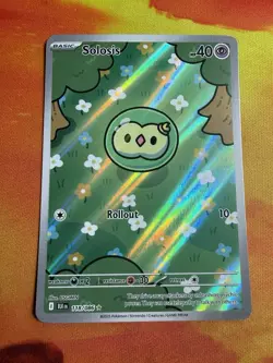 Pokemon Solosis Illustration Rare Holo Sv: Black Bolt 118/086 English 2025 - Image 1