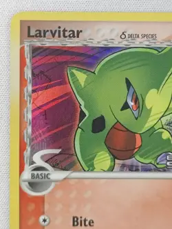 Larvitar 73/113 Delta Species Holo Stamped LP/NM Vintage Pokemon TCG - Image 3