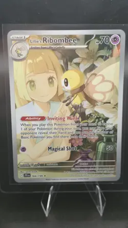 Lillie's Ribombee 164/159 Pokemon Journey Together NM - Image 1