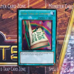 1x Toon Table of Contents - Gold Rare - GLD4-EN039 - Limited Edition - LP - Image 1