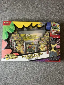 Pokemon TCG Ascended Heroes Premium Poster Collection Mega Lucario - Sealed ✅ - Image 1