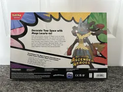 Pokemon TCG Ascended Heroes Premium Poster Collection Mega Lucario New & Sealed - Image 4