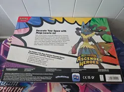 Pokemon TCG Ascended Heroes Premium Poster Collection Mega Lucario - Sealed - Image 2