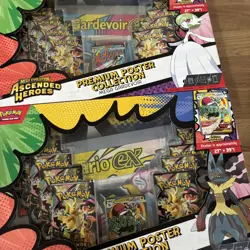 Ascended Heroes Pokemon TCG Premium Poster Collection Mega LUCARIO & GARDEVOIR - Image 2