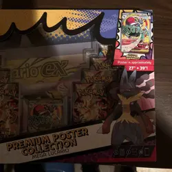Pokemon TCG Ascended Heroes Mega Lucario Premium Poster Collection New & Sealed - Image 2