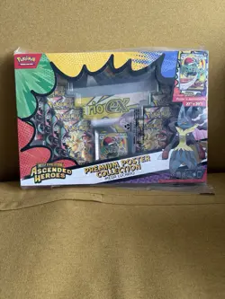 Pokemon TCG Ascended Heroes Premium Poster Collection Mega Lucario New & Sealed - Image 1