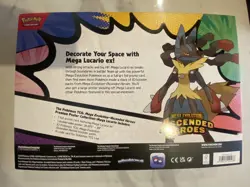 Pokemon TCG: Ascended Heroes Premium Poster Collection: Mega Lucario - SEALED - Image 3