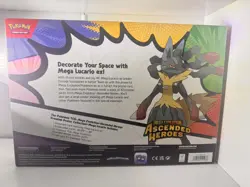 Pokemon TCG Ascended Heroes Premium Poster Collection Mega Lucario IN HAND - Image 2