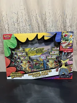 Pokemon TCG Ascended Heroes Mega Lucario Premium Poster Collection New Sealed - Image 1