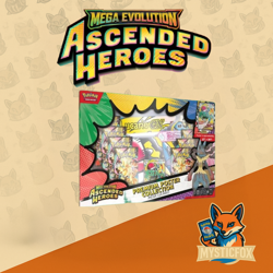 1 x Ascended Heroes Premium Poster Collection Mega Lucario Pokemon TCG SEALED - Image 1