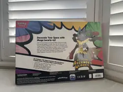Pokemon TCG Ascended Heroes Mega Lucario Premium Poster Collection New & Sealed - Image 4