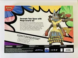 Pokemon TCG Ascended Heroes Premium Poster Collection Mega Lucario - Image 2