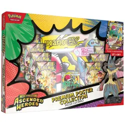 Pokemon TCG - Ascended Heroes - Mega Lucario Premium Poster Collection (SEALED) - Image 1