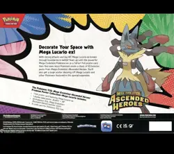 Pokemon TCG Ascended Heroes Premium Poster Collection Box Mega Lucario Sealed - Image 2