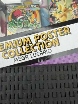 Pokemon TCG: Ascended Heroes Premium Poster Collection Mega Lucario New/Sealed - Image 3
