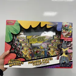 Pokemon TCG: Ascended Heroes Premium Poster Collection Mega Lucario EX - Image 1