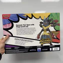 Pokemon TCG: Ascended Heroes Premium Poster Collection Mega Lucario EX - Image 4