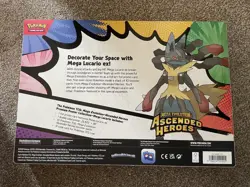 Pokemon TCG Ascended Heroes Premium Poster Collection Mega Lucario - Image 2